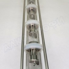 Колпачковая колонна (флейта) 1,5" нержавеющая 4 этажа